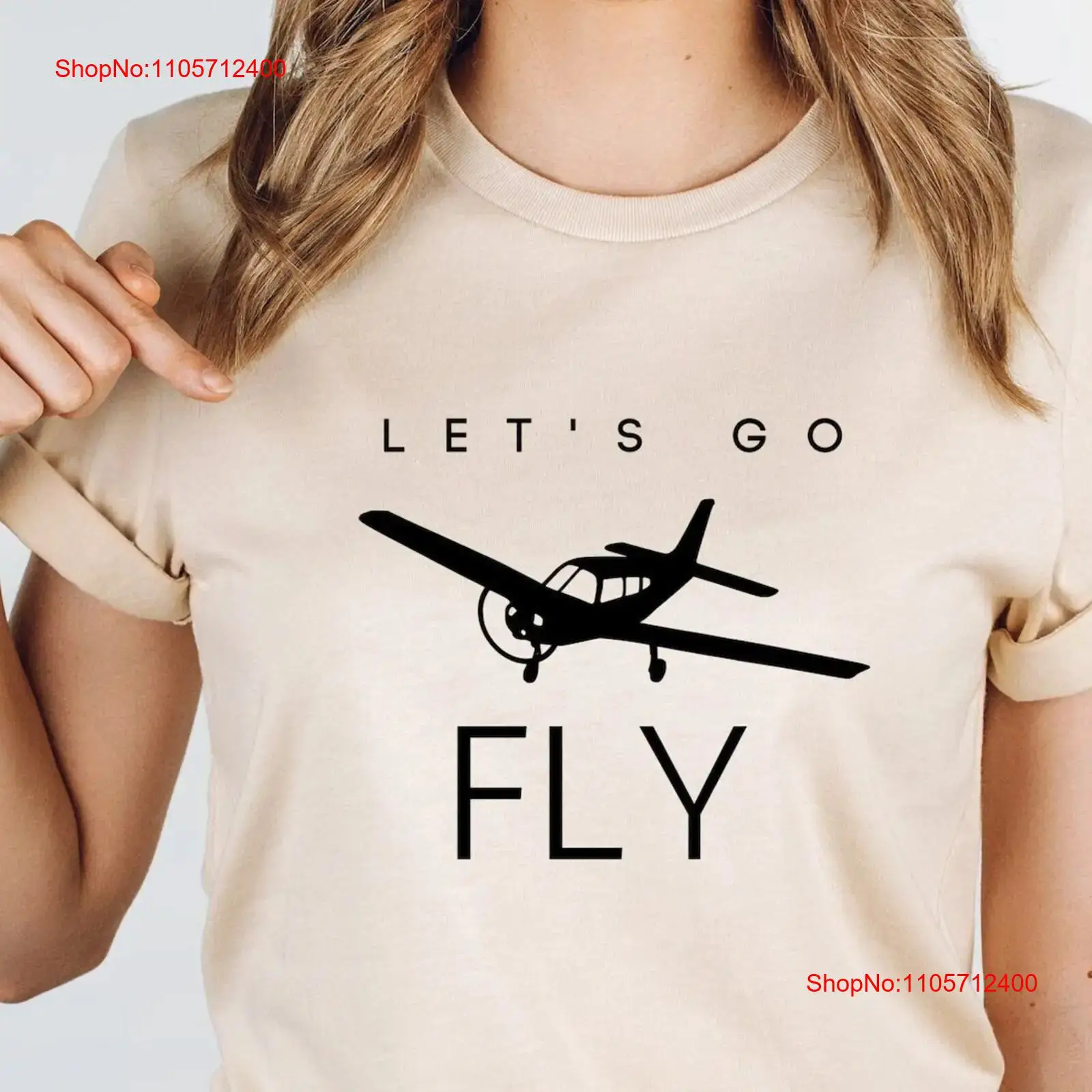 Commercial Printing And Design - Camiseta de Aviación con Diseño de