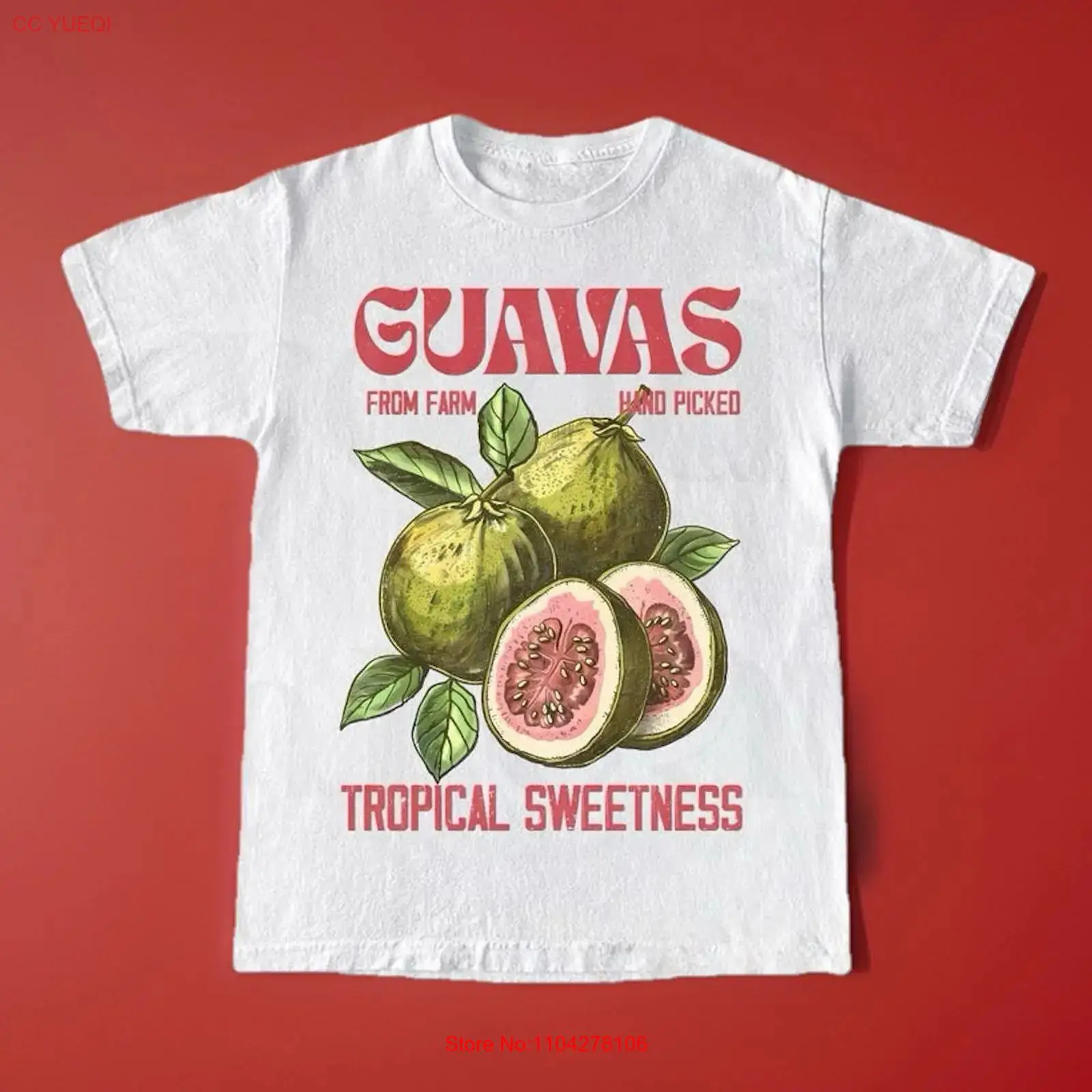 Camiseta Retro Comercial Guava - Commercial Printing And Design reseña y precio