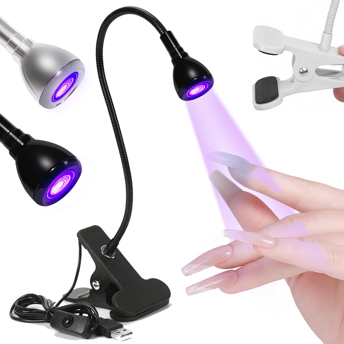 Luz LED UV para secar esmalte  - Uv Led Lamp Printer reseña y precio