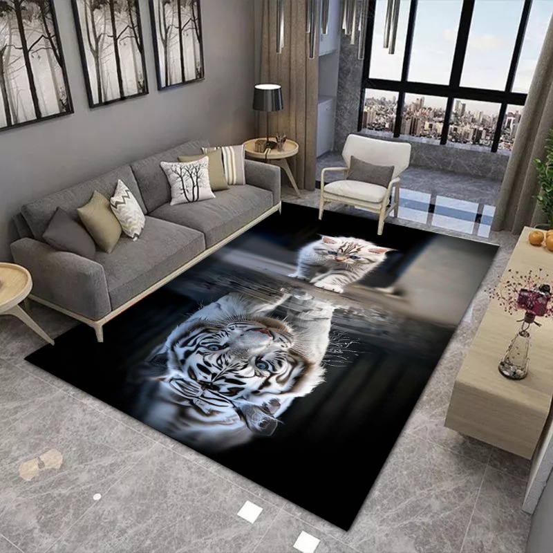 Alfombra con estampado de anim - Commercial Printing And Design reseña y precio